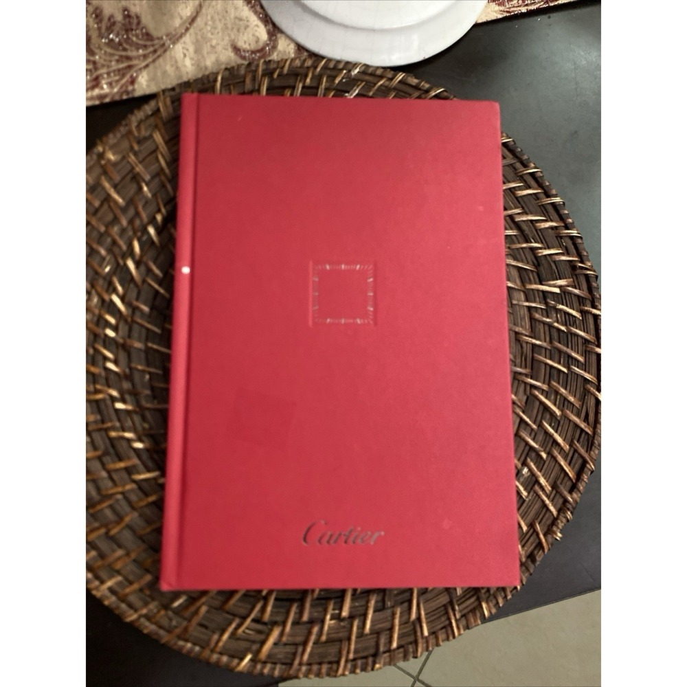 CARTIER 2012 Watch Collection Catalogue Book Red Designer Watches - * NEW *